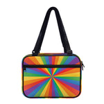 LGBT Pride Rainbow Rays Print Double Strap Bible Bag