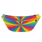 LGBT Pride Rainbow Rays Print Fanny Pack
