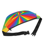LGBT Pride Rainbow Rays Print Fanny Pack