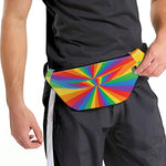 LGBT Pride Rainbow Rays Print Fanny Pack