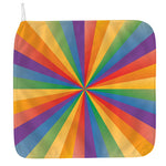 LGBT Pride Rainbow Rays Print Hand Towel
