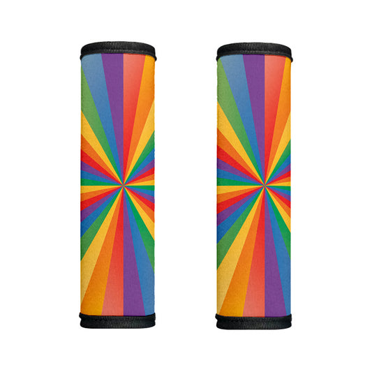 LGBT Pride Rainbow Rays Print Handle Covers