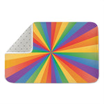 LGBT Pride Rainbow Rays Print Indoor Door Mat