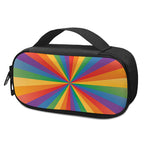 LGBT Pride Rainbow Rays Print Insulin Cooler Travel Case