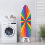 LGBT Pride Rainbow Rays Print Ironing Board Cover
