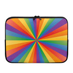 LGBT Pride Rainbow Rays Print Laptop Sleeve