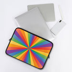 LGBT Pride Rainbow Rays Print Laptop Sleeve