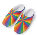 LGBT Pride Rainbow Rays Print Mesh Casual Shoes