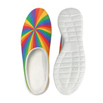 LGBT Pride Rainbow Rays Print Mesh Casual Shoes
