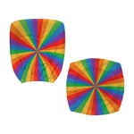 LGBT Pride Rainbow Rays Print Office Chair Cover