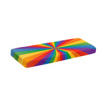 LGBT Pride Rainbow Rays Print Piano Keyboard Cover