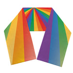 LGBT Pride Rainbow Rays Print Scarf
