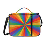 LGBT Pride Rainbow Rays Print Shoulder Strap Bible Bag