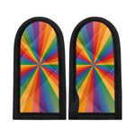 LGBT Pride Rainbow Rays Print Skillet Handle Cover