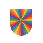 LGBT Pride Rainbow Rays Print Toilet Lid Cover