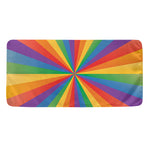 LGBT Pride Rainbow Rays Print Towel