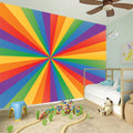LGBT Pride Rainbow Rays Print Wall Sticker