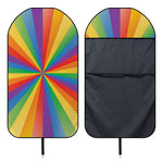 LGBT Pride Rainbow Rays Print Waterproof Car Seat Cover