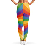 LGBT Pride Rainbow Rays Print Women's Leggings