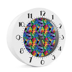 LGBT Pride Rainbow Roses Pattern Print Alarm Clock