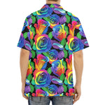 LGBT Pride Rainbow Roses Pattern Print Aloha Shirt
