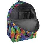 LGBT Pride Rainbow Roses Pattern Print Backpack