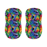 LGBT Pride Rainbow Roses Pattern Print Bar Stool Covers