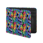 LGBT Pride Rainbow Roses Pattern Print Bifold Wallet