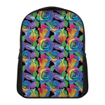 LGBT Pride Rainbow Roses Pattern Print Casual Backpack
