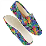 LGBT Pride Rainbow Roses Pattern Print Casual Shoes