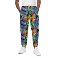 LGBT Pride Rainbow Roses Pattern Print Cotton Sweatpants
