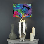 LGBT Pride Rainbow Roses Pattern Print Drum Lamp Shade
