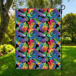 LGBT Pride Rainbow Roses Pattern Print Garden Flag