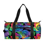 LGBT Pride Rainbow Roses Pattern Print Gym Bag
