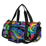 LGBT Pride Rainbow Roses Pattern Print Gym Bag