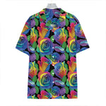 LGBT Pride Rainbow Roses Pattern Print Hawaiian Shirt