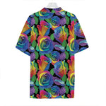 LGBT Pride Rainbow Roses Pattern Print Hawaiian Shirt