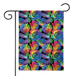 LGBT Pride Rainbow Roses Pattern Print House Flag