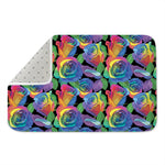 LGBT Pride Rainbow Roses Pattern Print Indoor Door Mat