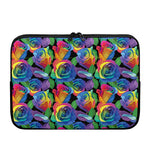 LGBT Pride Rainbow Roses Pattern Print Laptop Sleeve