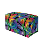 LGBT Pride Rainbow Roses Pattern Print Leather Tissue Box Cover