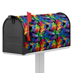 LGBT Pride Rainbow Roses Pattern Print Mailbox Cover