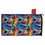 LGBT Pride Rainbow Roses Pattern Print Mailbox Cover