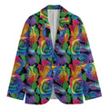 LGBT Pride Rainbow Roses Pattern Print Men's Blazer