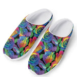 LGBT Pride Rainbow Roses Pattern Print Mesh Casual Shoes