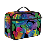 LGBT Pride Rainbow Roses Pattern Print Portable Lunch Bag