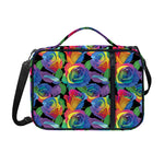LGBT Pride Rainbow Roses Pattern Print Shoulder Strap Bible Bag