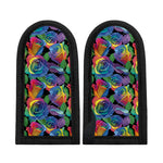 LGBT Pride Rainbow Roses Pattern Print Skillet Handle Cover