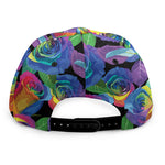 LGBT Pride Rainbow Roses Pattern Print Snapback Cap