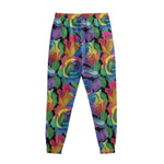 LGBT Pride Rainbow Roses Pattern Print Sweatpants